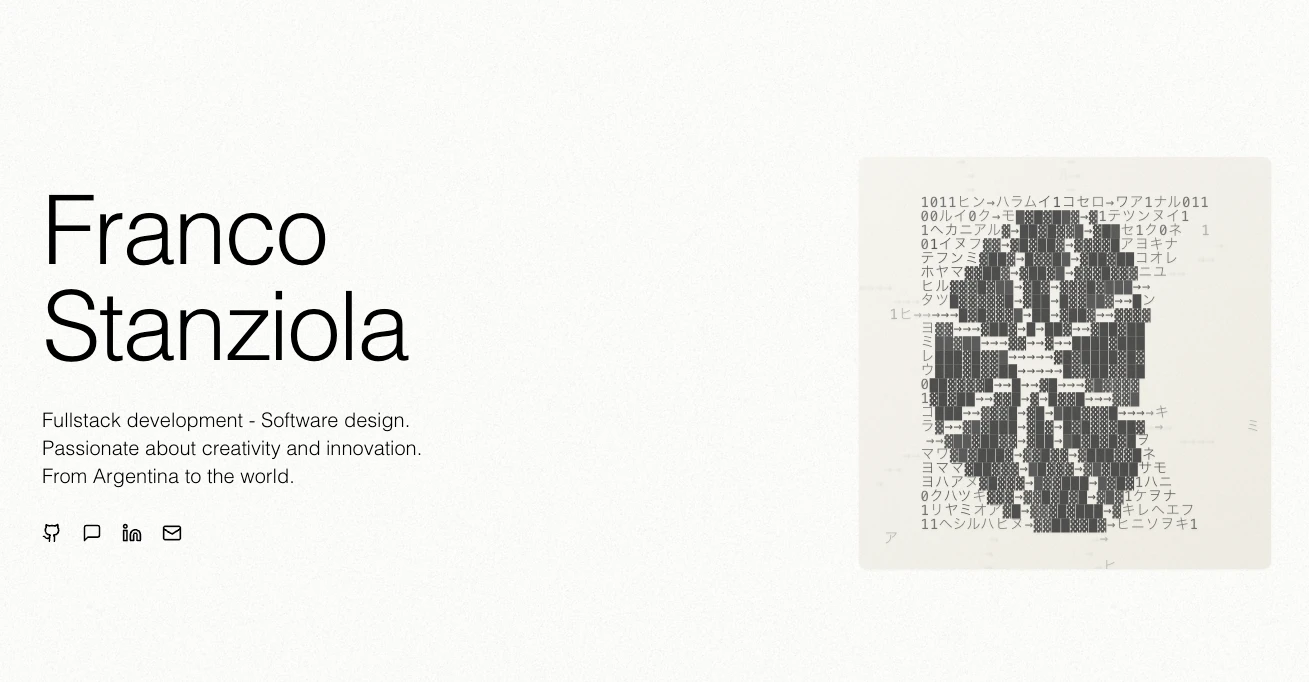 Franco Stanziola | Full-Stack Developer